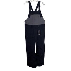 Dakine Snow Bibs Womens Size Small Scout‎ Black Gray Ski Snowboarding